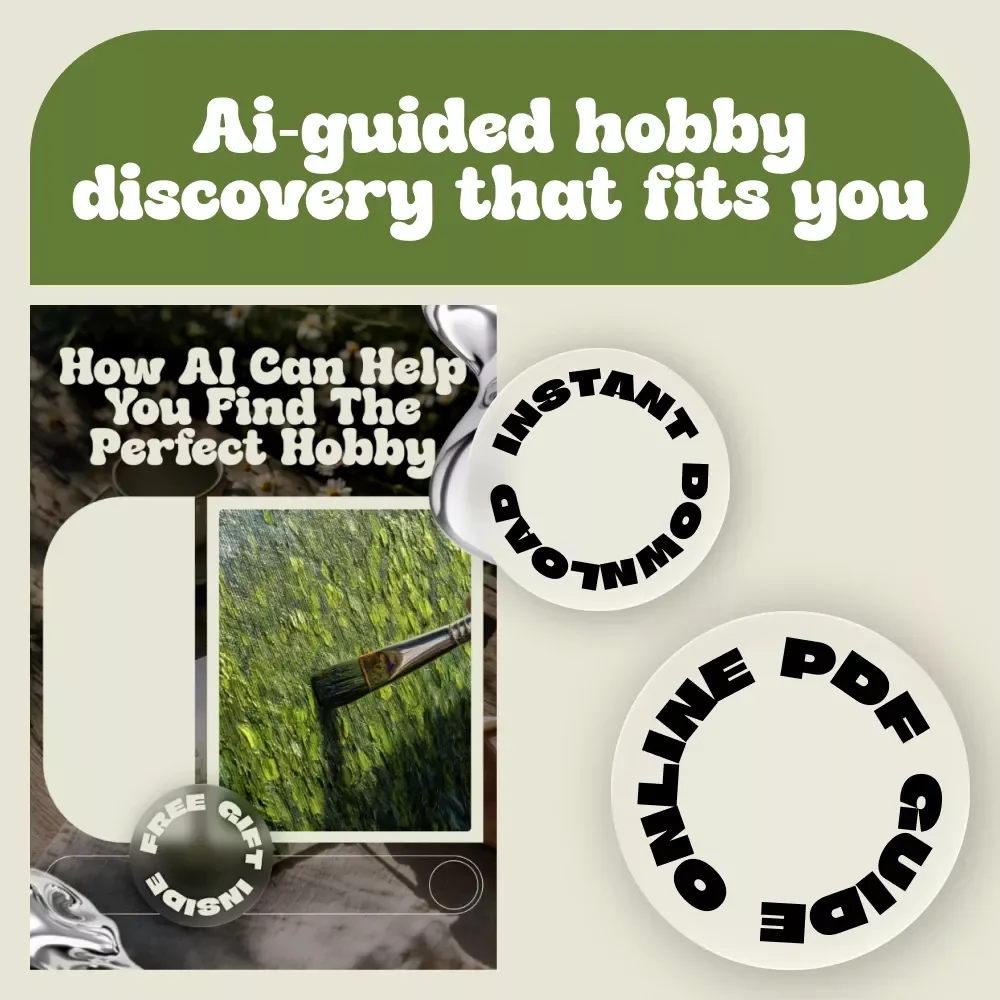 How AI Can Help You Find the Perfect Hobby | Smart eBook Guide to ai hobby interest tests using ai | Discover Your True Interests with AI