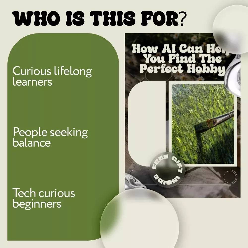 How AI Can Help You Find the Perfect Hobby | Smart eBook Guide to ai hobby interest tests using ai | Discover Your True Interests with AI