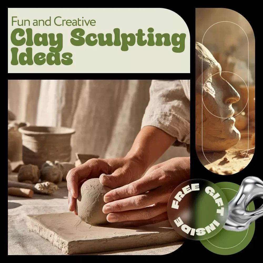 Fun and Creative Clay Sculpting Ideas | Beginner Clay Guide, Easy Sculpting Projects, Step-by-Step Techniques, Digital Download for Artists & Hobbyists