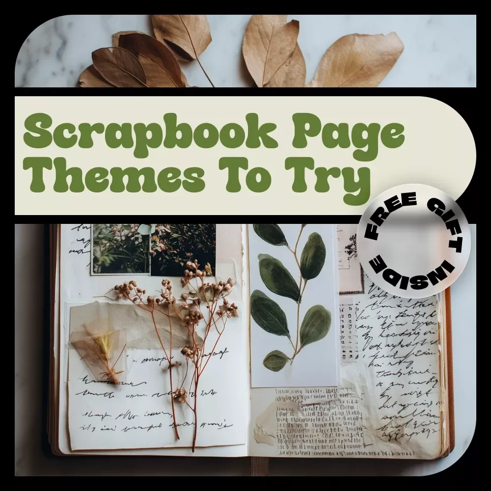 25 Fun Scrapbook Page Themes to Try – Scrapbooking Ideas Guide, Creative Scrapbook Page Themes, Digital Download eBook for Memory Keeping & Journaling