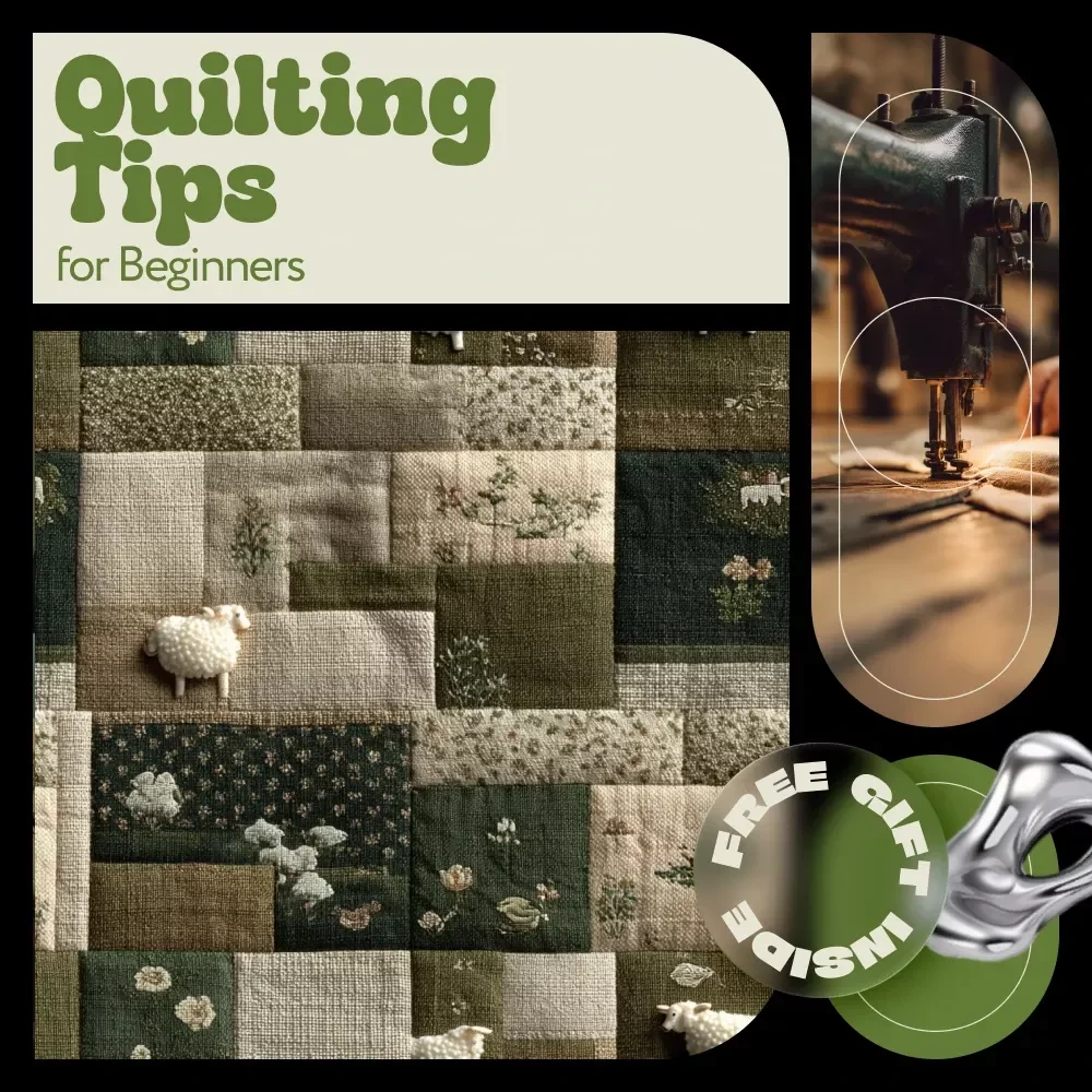 Quilting Tips for Beginners – Step-by-Step Quilting Ebook for First-Time Quilters, Essential Tools, Techniques, Patterns & Modern Digital Quilting Guide