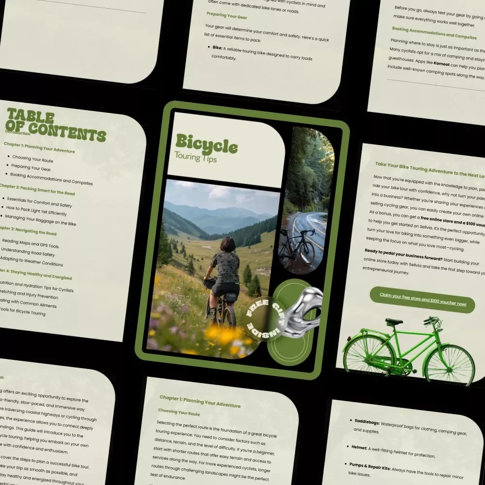 Bicycle Touring Tips – The Ultimate Bicycle Touring Tips Guide for Planning, Packing & Riding with Confidence | Digital Download