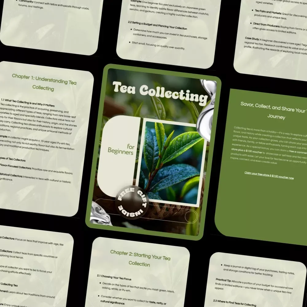 Tea Collecting for Beginners | Complete Beginner’s Guide to Tea Collecting, Tasting, Storing & Building a Meaningful Tea Collection (Digital eBook)