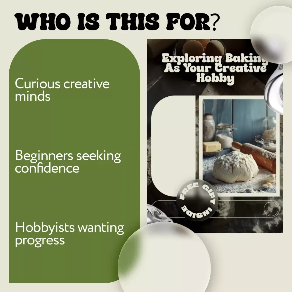 Exploring Baking as Your Creative Hobby | Inspiring eBook Guide to Baking as a Hobby, Tools, Techniques & Modern Baking Skills