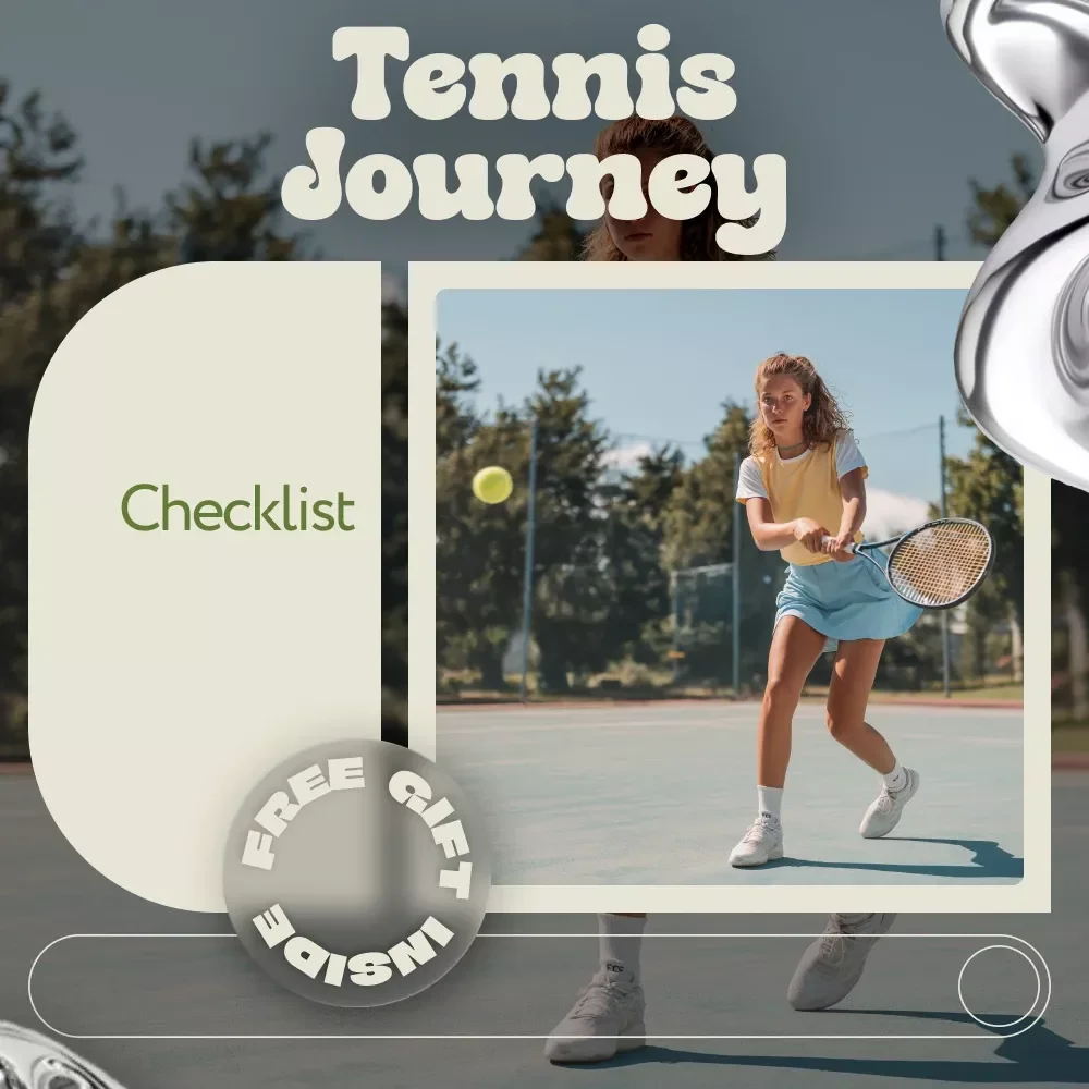 Tennis Journey Checklist – Beginner-Friendly Digital Checklist for How to Take Up Tennis, Step-by-Step Tennis Starter Guide, Printable & Instant Download