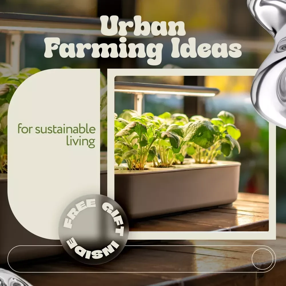Urban Farming Ideas for Sustainable Living | Practical Guide to Urban Farming Ideas, Small Space Gardening & Eco-Friendly City Growing