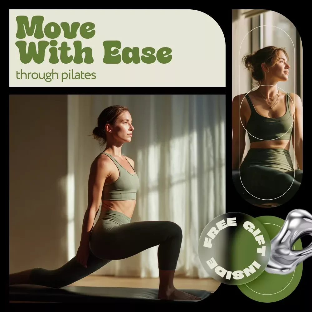 Move With Ease Through Pilates | Digital Guide to Pilates Exercises for Strength, Mobility & Daily Movement Confidence