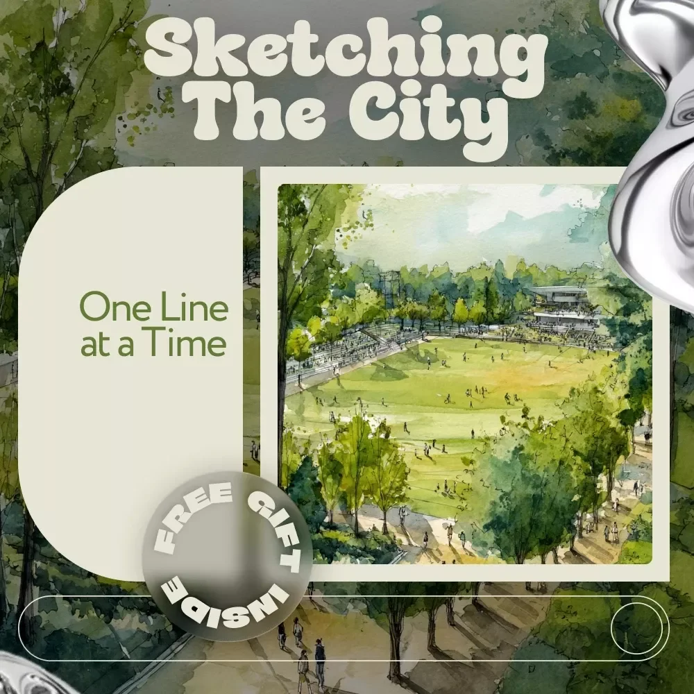 Sketching the City One Line at a Time – Beginner-Friendly Urban Sketching Guide with Practical Urban Sketching Tips for Beginners