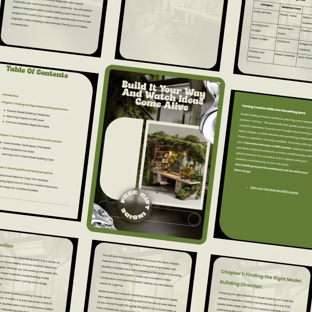 Build It Your Way and Watch Ideas Come Alive – Creative Guide for Model Builders | Practical Model Building Ideas for Custom Projects