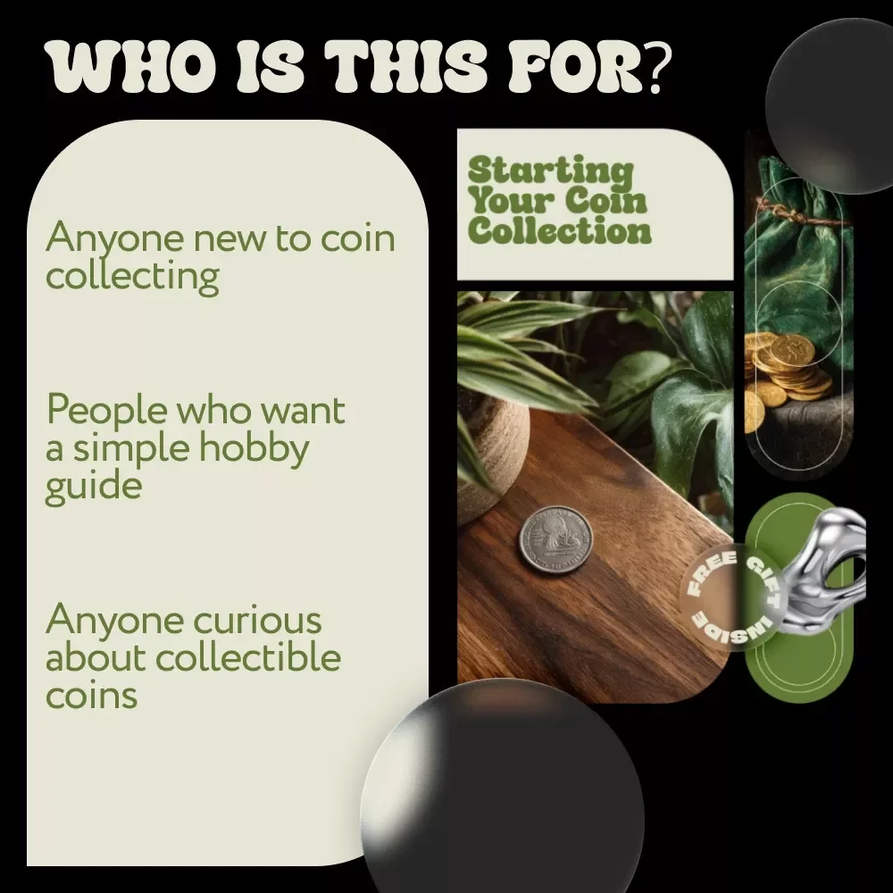 Starting Your Coin Collection – Beginner’s Guide Ebook on How to Take Up Coin Collecting, Coin Collecting Basics, Identification, Storage & Modern Tools