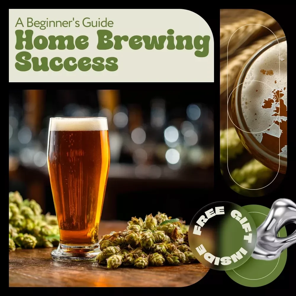 A Beginner's Guide to Home Brewing Success | Easy eBook with Home Brewing Tips for Beginners | DIY Beer Brewing Digital Download