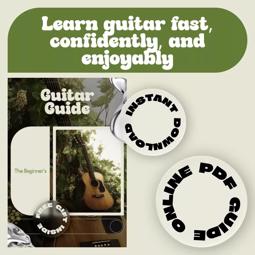 The Beginner's Guitar Guide: Step-by-Step Guitar Playing for Beginners eBook and Digital Guide