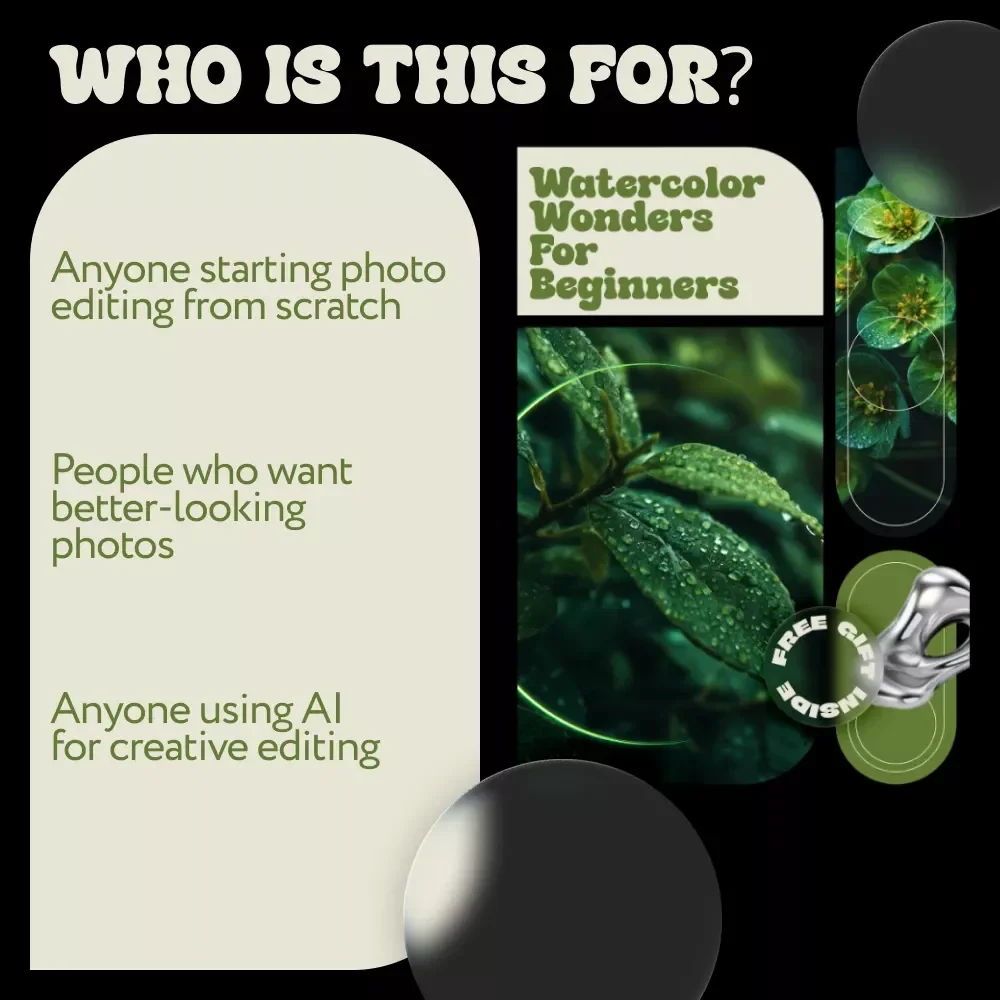 Mastering the Art of Photo Editing – A Complete eBook Guide on How to Edit Photos, From Beginner Basics to Advanced & AI Editing Techniques