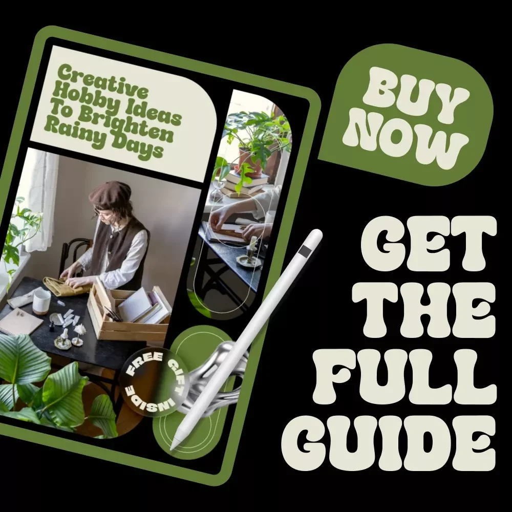 Creative Hobby Ideas to Brighten Rainy Days – Inspiring Guide with Ideas for Rainy Day Hobby Activities, Indoor Creativity, Stress-Relief & Cozy Fun