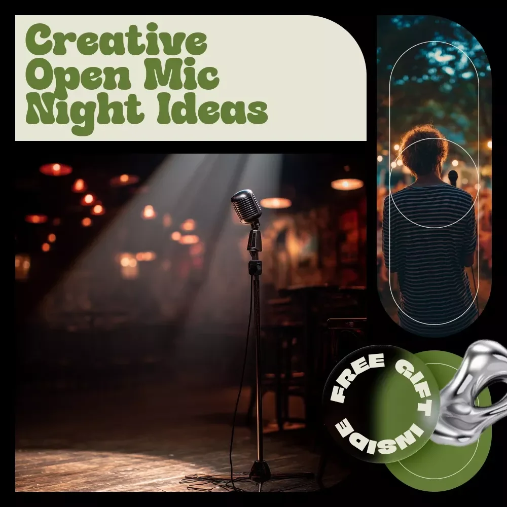 Creative Open Mic Night Ideas Ebook | Inspiring Open Mic Night Ideas for Hosts, Performers & Event Creators