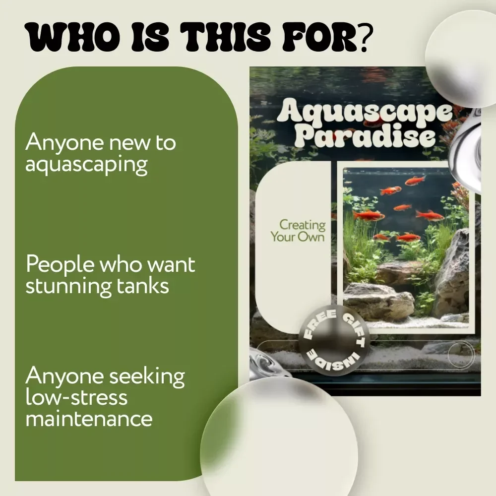 Creating Your Own Aquascape Paradise – Beginner-Friendly Aquascaping Basics Guide, Step-by-Step Aquascape Design & Maintenance Digital Download