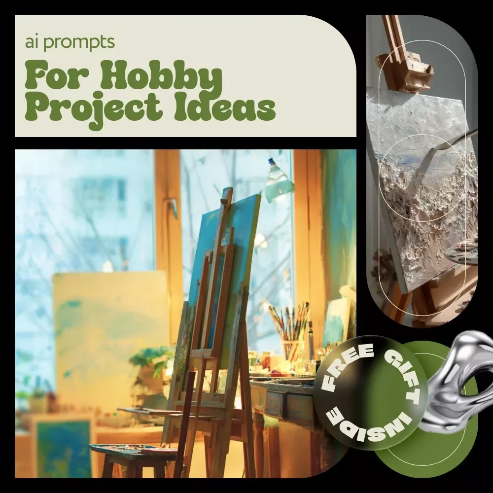AI Prompts for Hobby Project Ideas Checklist | Creative Hobby Planner, Smart AI Prompt Guide, Digital Download for Inspiration & New Projects