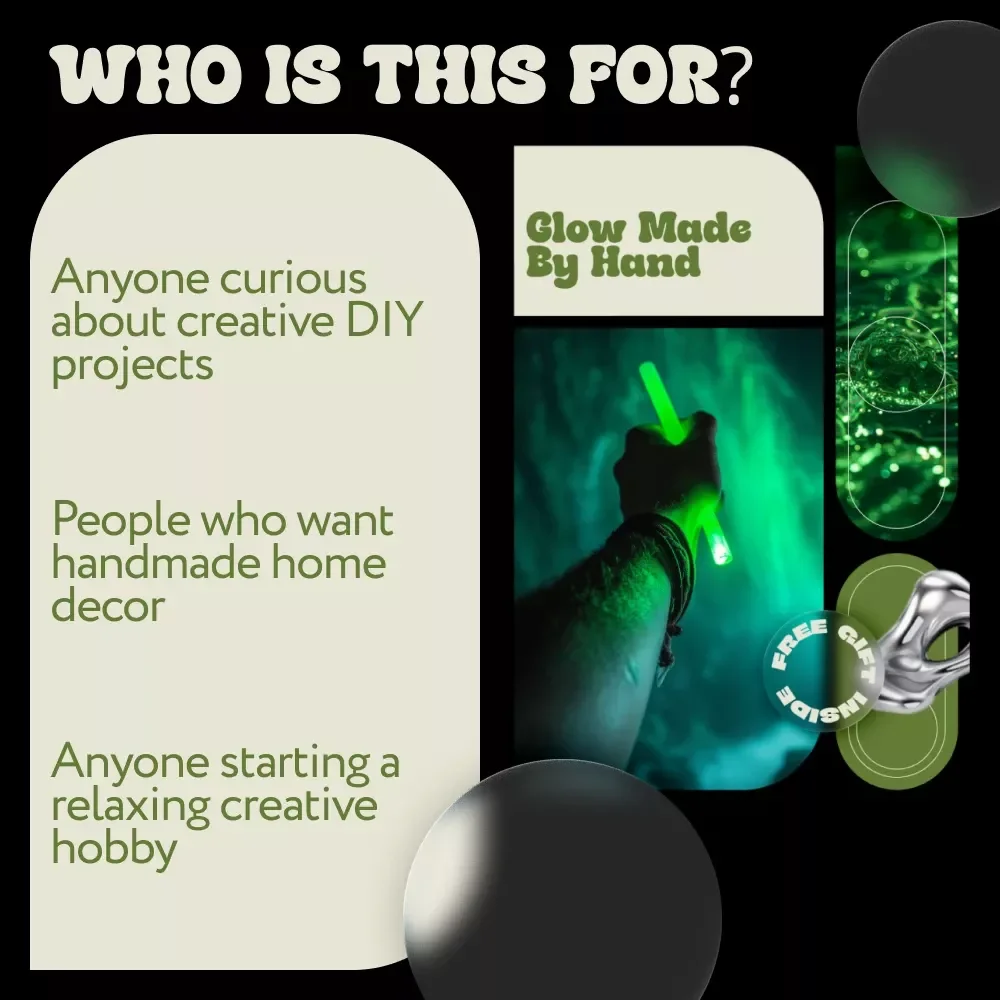 Glow Made by Hand – DIY Candle Holders Project Guide | Beginner-Friendly Handmade Home Decor eBook
