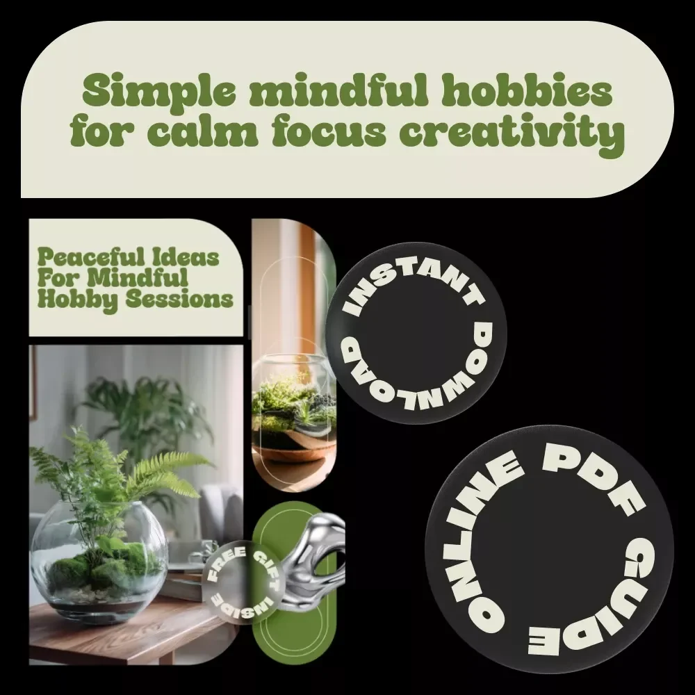 Peaceful Ideas for Mindful Hobby Sessions – Digital Ebook Guide with Calming Practices, Creative Routines & Simple Ideas for Mindful Hobby Sessions