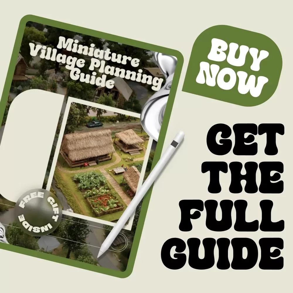 Miniature Village Planning Guide – Complete Miniature Village Planning Guide eBook for Beginners & Hobbyists, Step-by-Step Miniature Village Design, Building, Landscaping & Display Digital Download