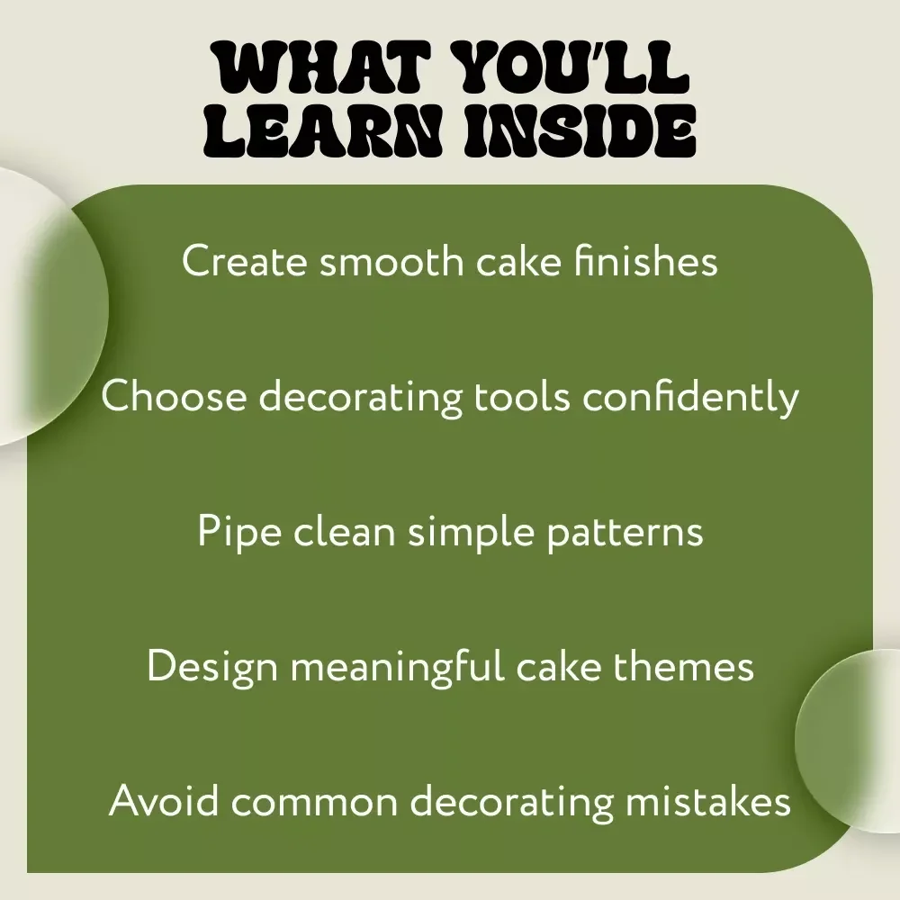From Simple Cakes to Stunning Creations | A Beginner-Friendly Guide to Cake Decorating Basics & Beautiful Homemade Designs