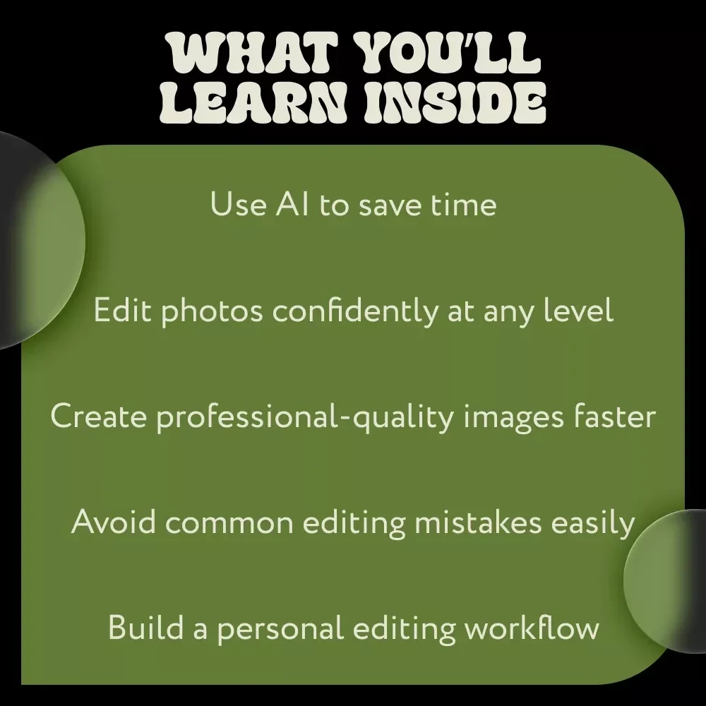 Mastering the Art of Photo Editing – A Complete eBook Guide on How to Edit Photos, From Beginner Basics to Advanced & AI Editing Techniques