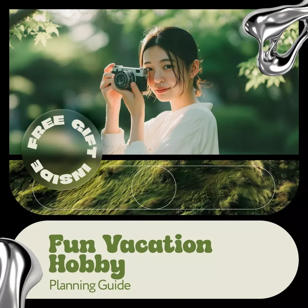 Fun Vacation Hobby Planning Guide | Printable Checklist for Easy Trip Prep & Ideas for Vacation Hobby Planning