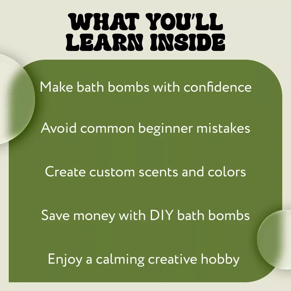 Your First Bath Bombs at Home – DIY Bath Bomb Guide, Homemade Bath Bomb Recipe eBook, Beginner Bath Bomb Making Digital Download