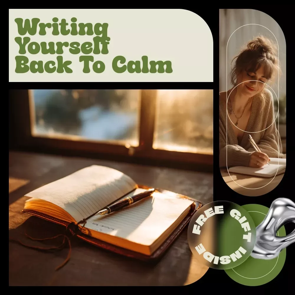 Writing Yourself Back to Calm – Journaling Mindfulness Guide for Stress Relief, Emotional Clarity & Daily Reflection