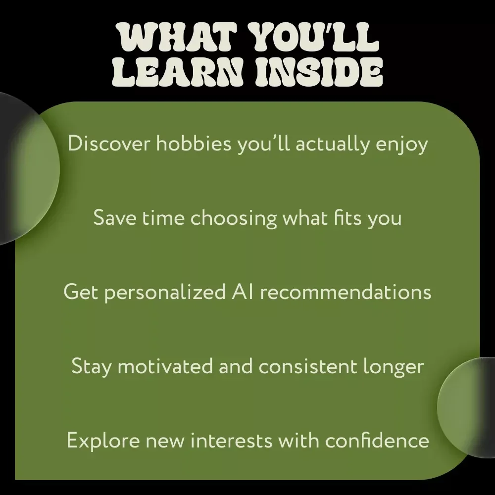 AI Tools That Match Your Interests – Smart Hobby Finder Guide | Discover New Passions with AI Tools to Find New Hobbies by Interest