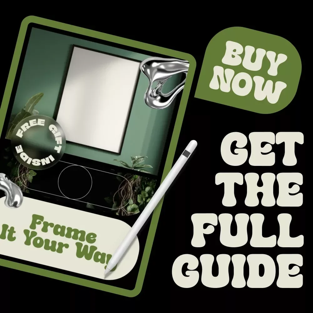 Frame It Your Way – diy photo frame decorating ideas Guide | Creative DIY Photo Frame Decor, Styling, Gift-Making & Design Planning eBook