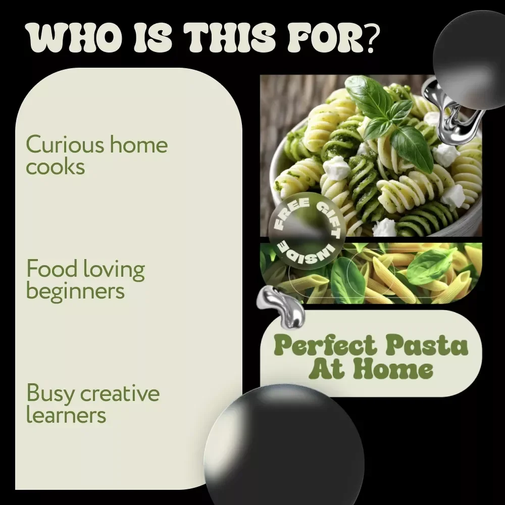 Perfect Pasta at Home – Step-by-Step Pasta Making Steps eBook for Fresh Homemade Italian Pasta, Beginner to Advanced Guide