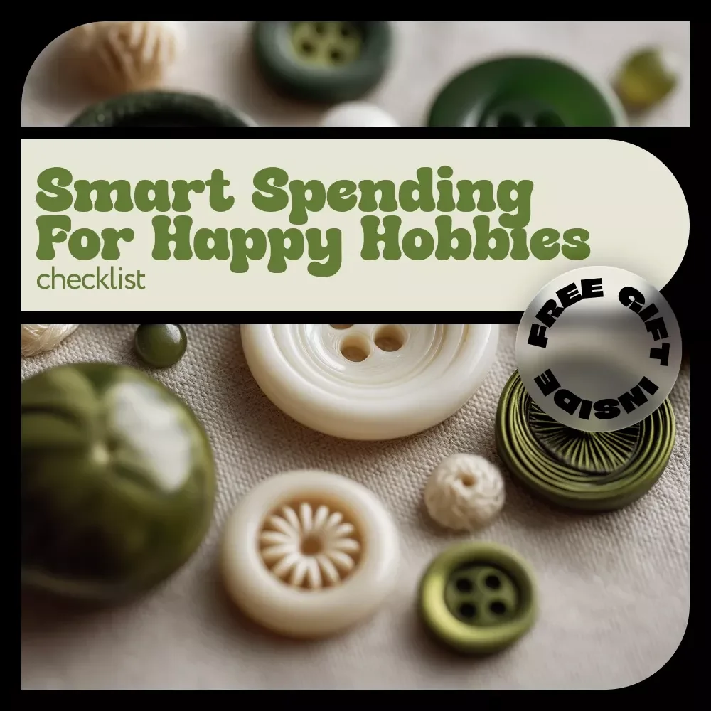 Smart Spending for Happy Hobbies Checklist | Printable Digital Checklist for Creative Budgeting & Hobby Budgeting Advice