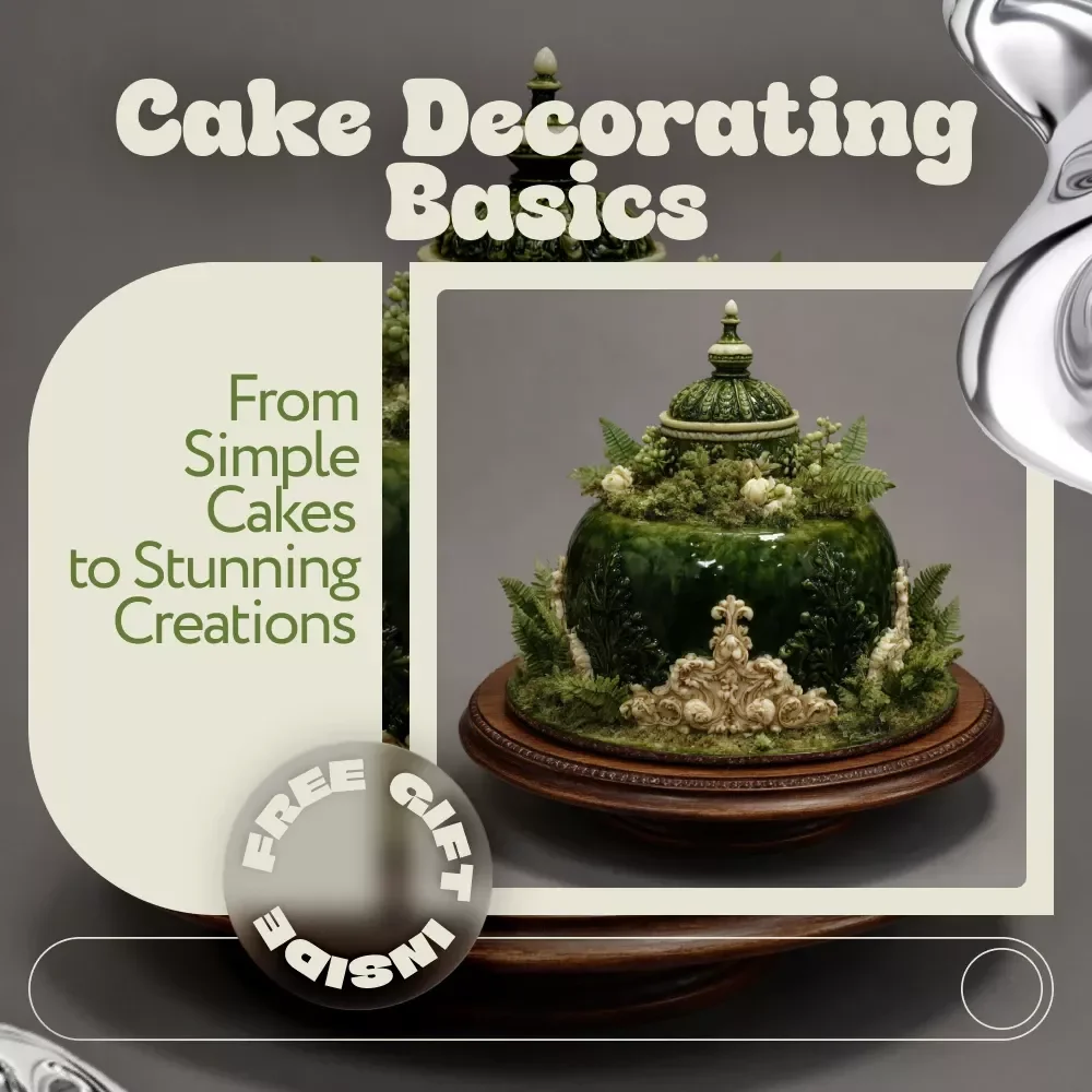 From Simple Cakes to Stunning Creations | A Beginner-Friendly Guide to Cake Decorating Basics & Beautiful Homemade Designs