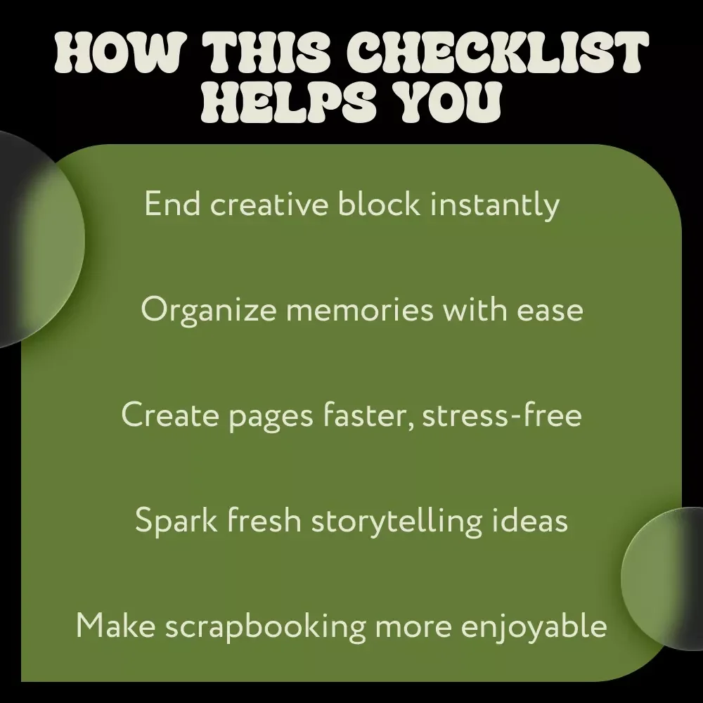 25 Fun Scrapbook Page Themes to Try – Scrapbooking Ideas Guide, Creative Scrapbook Page Themes, Digital Download eBook for Memory Keeping & Journaling