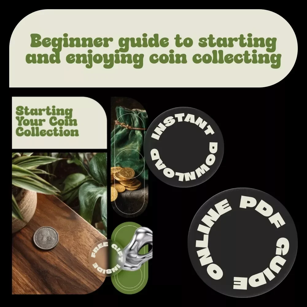 Starting Your Coin Collection – Beginner’s Guide Ebook on How to Take Up Coin Collecting, Coin Collecting Basics, Identification, Storage & Modern Tools