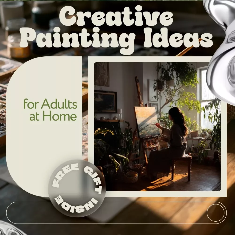 Creative Painting Ideas for Adults at Home – Printable Checklist for Relaxing, Fun & Inspiring Painting Ideas for Adults at Home