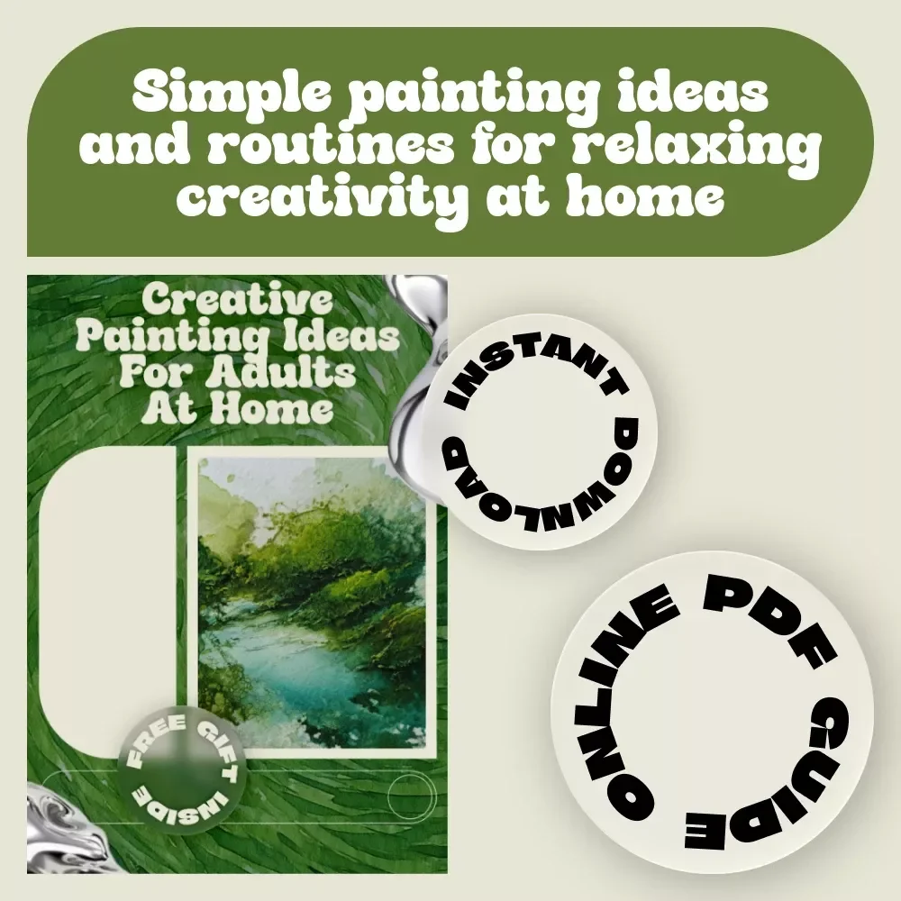 Creative Painting Ideas for Adults at Home – Printable Checklist for Relaxing, Fun & Inspiring Painting Ideas for Adults at Home
