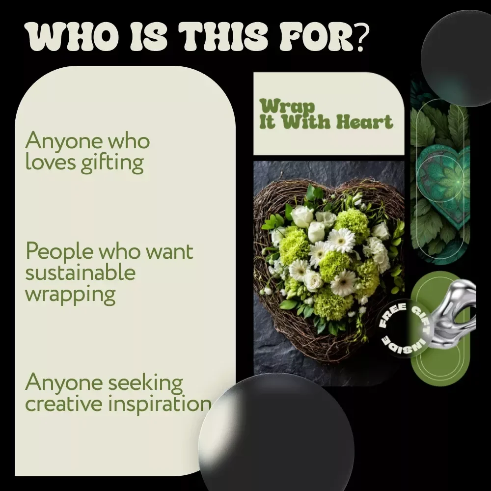 Wrap It With Heart – Creative DIY Gift Wrapping Checklist | Sustainable & Handmade Packaging Ideas | Printable Guide for Thoughtful Gifting