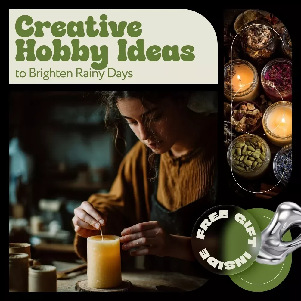 Creative Hobby Ideas to Brighten Rainy Days – Inspiring Guide with Ideas for Rainy Day Hobby Activities, Indoor Creativity, Stress-Relief & Cozy Fun