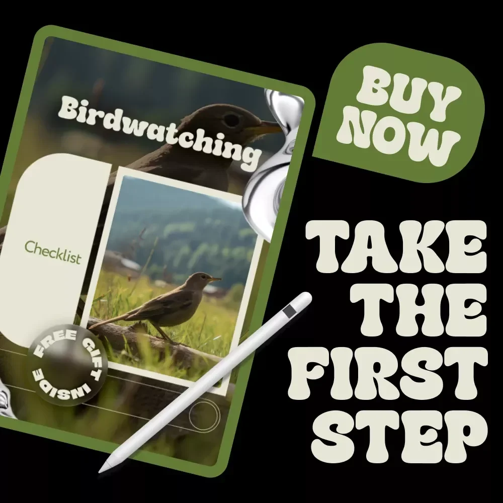 Birdwatching Checklist | Easy Birdwatching Tips Guide for Beginners & Nature Lovers | Printable & Digital Download