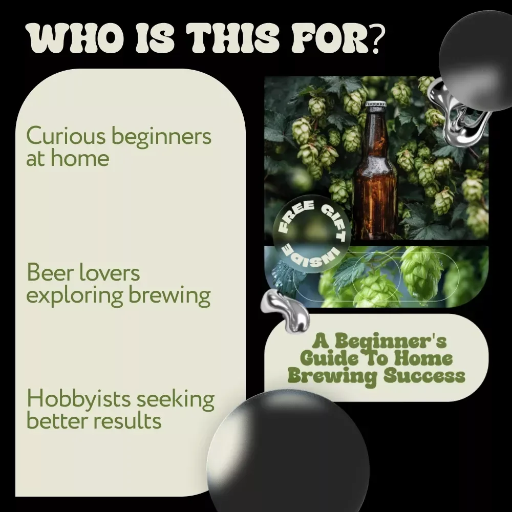 A Beginner's Guide to Home Brewing Success | Easy eBook with Home Brewing Tips for Beginners | DIY Beer Brewing Digital Download