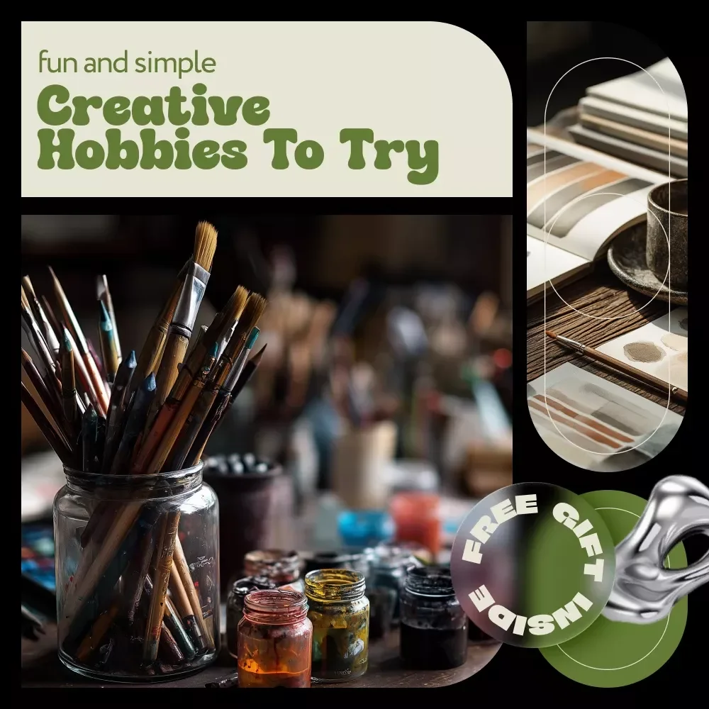 Fun and Simple Creative Hobbies to Try – Easy Checklist for Beginners | Simple Creative Hobbies to Try Digital Download