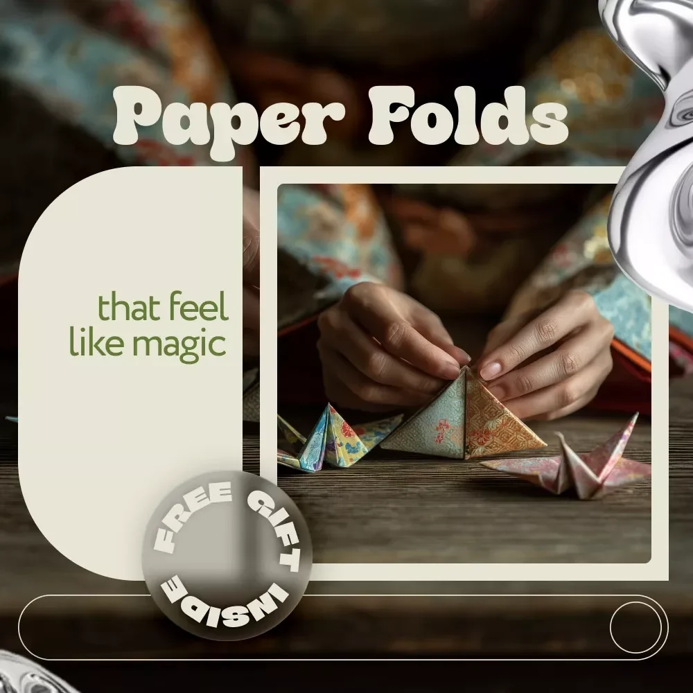 Paper Folds That Feel Like Magic – A Calming Origami for Beginners eBook Guide to Mindful Folding & Creative Confidence