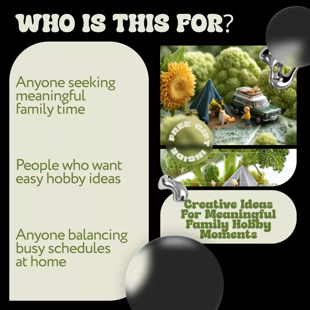 Creative Ideas for Meaningful Family Hobby Moments | Ebook with Practical Ideas for Family Hobby Time, Bonding Activities & Lasting Traditions