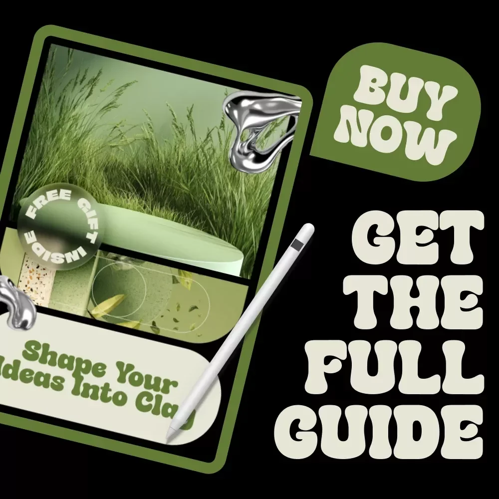 Shape Your Ideas Into Clay – Beginner Clay Sculpting eBook | Step-by-Step Guide with Clay Sculpting for Beginner Tips