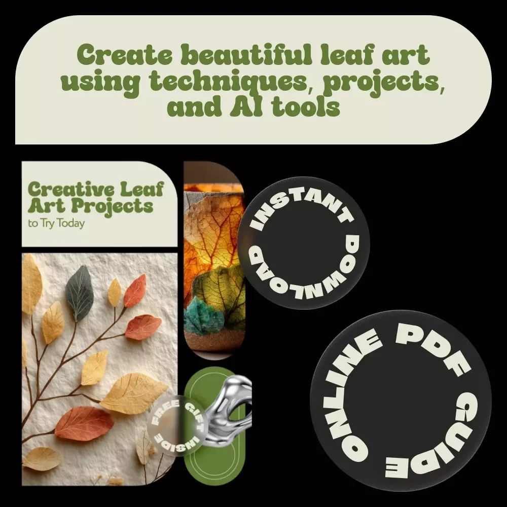 Creative Leaf Art Projects to Try Today – Printable Guide for Nature Crafts, DIY Art Ideas & Leaf Art Project Ideas