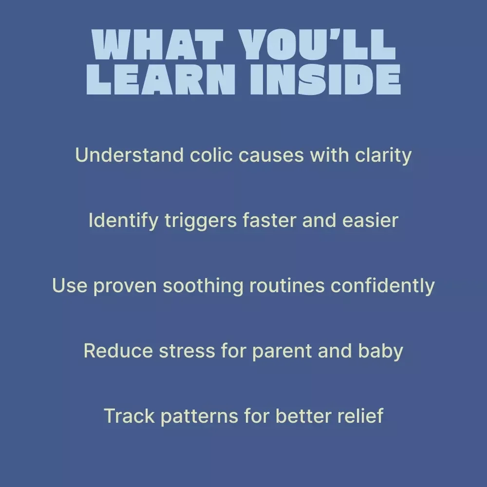 Soothing a Colicky Baby – Gentle Colic Relief Guide for New Parents, Infant Crying Solutions, Calm Baby Techniques, Digital Download eBook