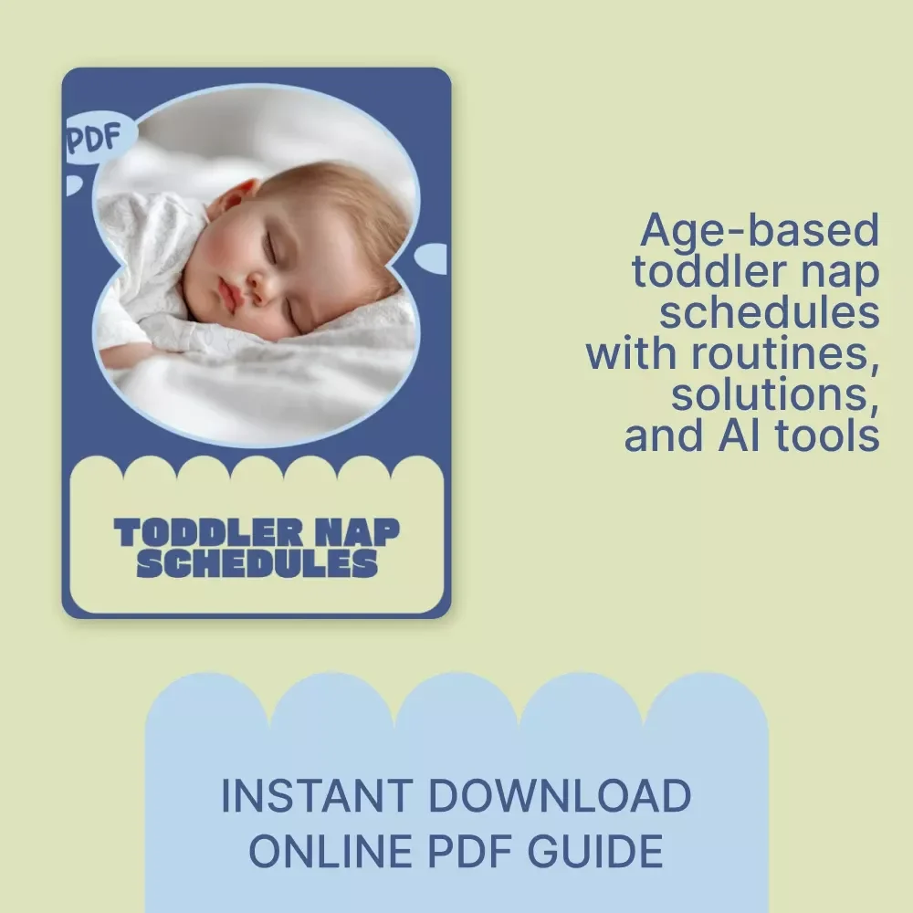 Toddler Nap Schedules Ebook | Best Nap Schedule for Toddlers | Gentle Sleep Routine Guide for Ages 1–3 | Printable & Digital Download