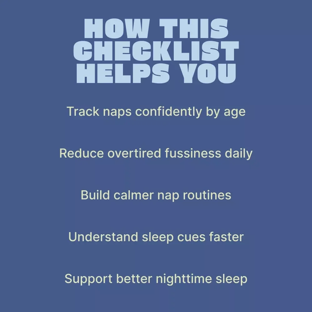 The Ultimate Baby Nap Checklist | Easy Baby Sleep Guide for Parents Wondering How Many Naps Should Baby Take
